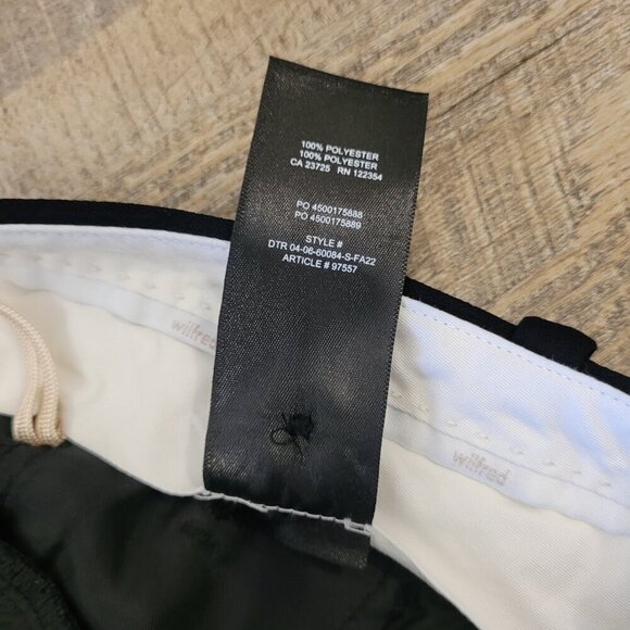 WILFRED | Aritzia The Effortless Pant Cropped Crepette | Sz. 00 - Picture 7 of 9